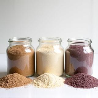 Heirloom ancient grain flour blends