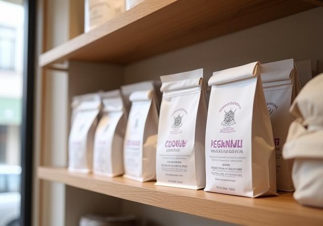 Stellar bread kits arranged in a boutique display